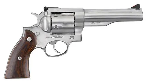 Ruger Redhawk Double Action 44M Satin Stainless Steel Finish - View 2