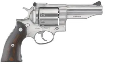 Ruger Redhawk 357 Mag 4.20 in Barrel 8rd Satin Stainless Hardwood Grip - View 2