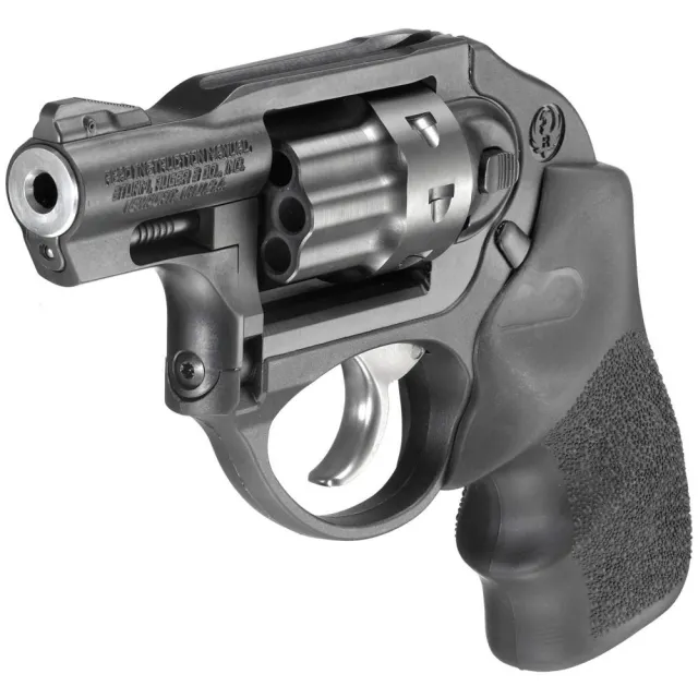 Ruger LCR 22LR 1.875 in Matte Black 8rd DAO Hogue Tamer Grip - View 2