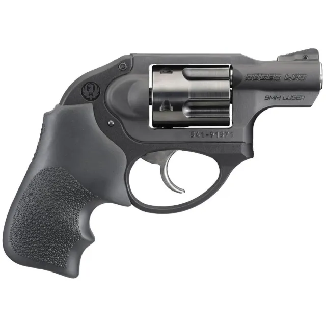 Ruger 5456 LCR Lightweight Revolver, 9mm, 1.87" Matte Black Barrel, 5-Round PVD Cylinder, Hogue Monogrip, 17.2 oz - View 2