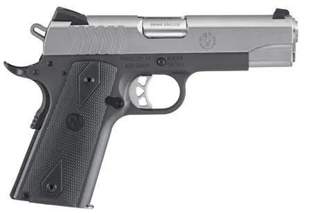 Ruger SR1911 Commander 9mm Luger 4.25 in Stainless Steel 9+1 Capacity - View 2