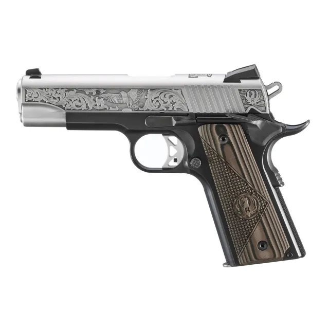 Ruger 16703 SR1911 Comm 45ACP SS Slide Black Anodized Grip 7rd Mags - View 2