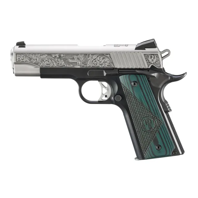 Ruger SR1911 45 ACP 4.25 In 7rd SS Slide G10 Grips Novak Sights - View 2