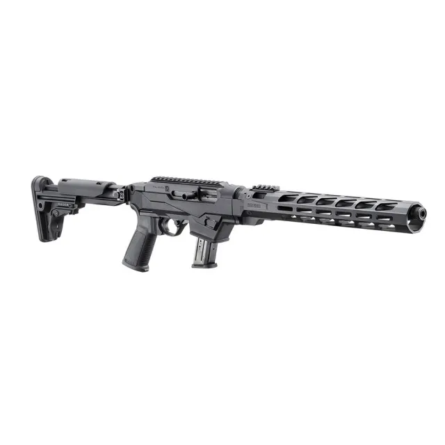 Ruger 19141 PC Carbine 9mm 16.12" TB Black Syn Folding Stock 10rd - View 2