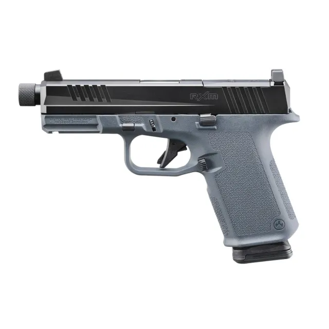 Ruger RXM Stealth Grey Magpul Handgun 9mm Luger 15rd Magazine(2) 4.5 Threaded Barrel - View 2