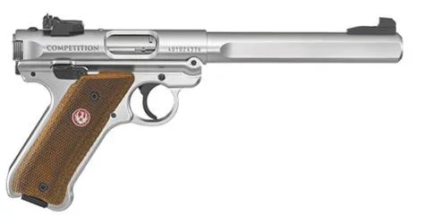 Ruger Mark IV Competition 22 LR 10+1 6.88" Satin Stainless Slab-Sided Bull Barrel - View 2