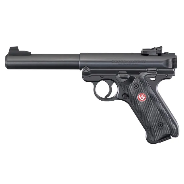 Ruger Mark IV Target 22 LR 10+1 5.50" Blued Bull Barrel - View 2