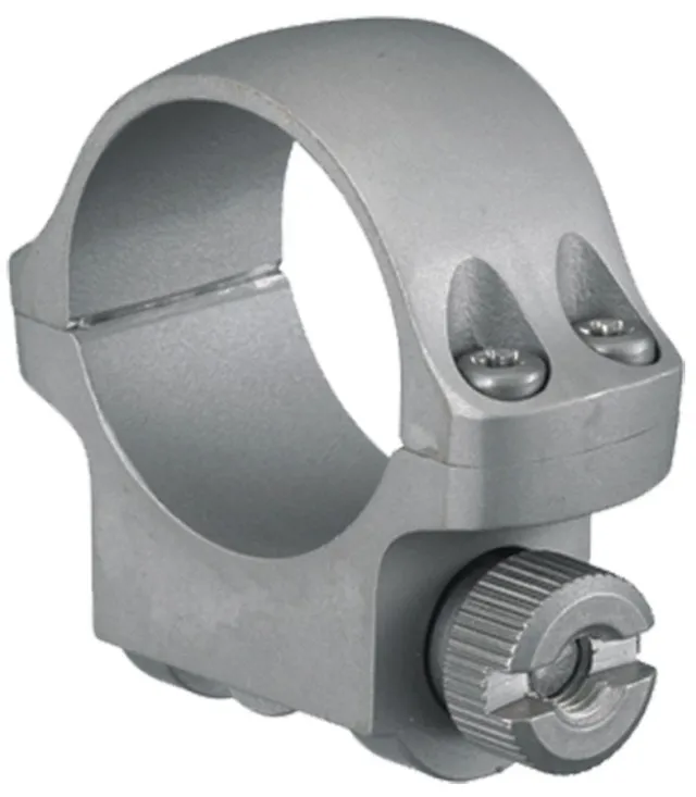Ruger 3KHM Low Hawkeye Stainless Steel Scope Ring - View 2