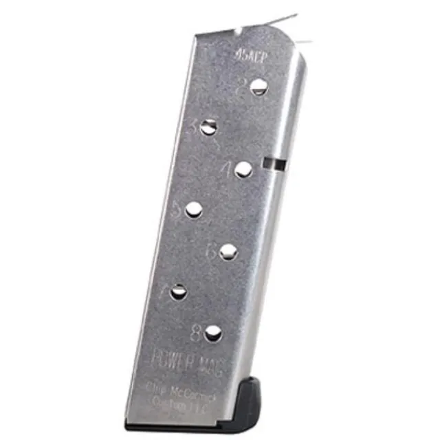 CMC Products 14132 Power Mag 8rd 45 ACP Fits 1911 Officer Stainless... - View 2