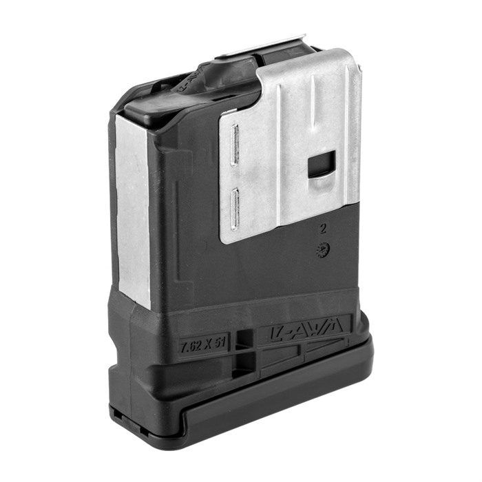 Lancer Systems L7AWM SR-25 7.62x51 NATO 10 Round Magazine Opaque Black - View 2