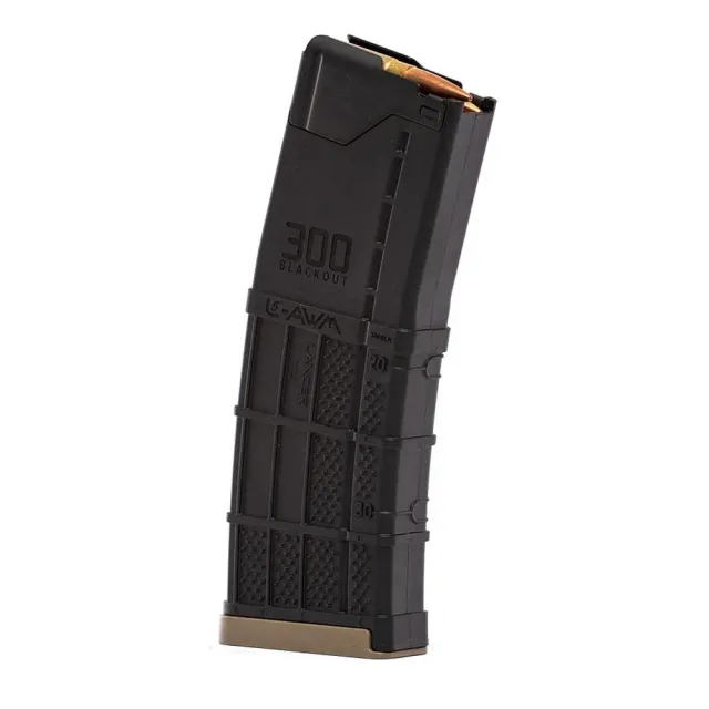 Lancer Systems AR-15 Magazine 300 AAC Blackout 30 Round Opaque Black - View 2