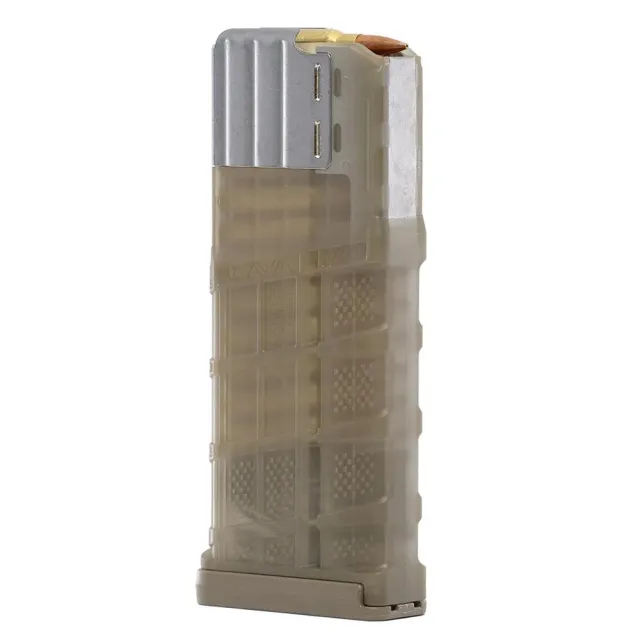 Lancer Systems L7AWM SR-25 Gen2 7.62x51 25 Round Magazine Trans FDE - View 2