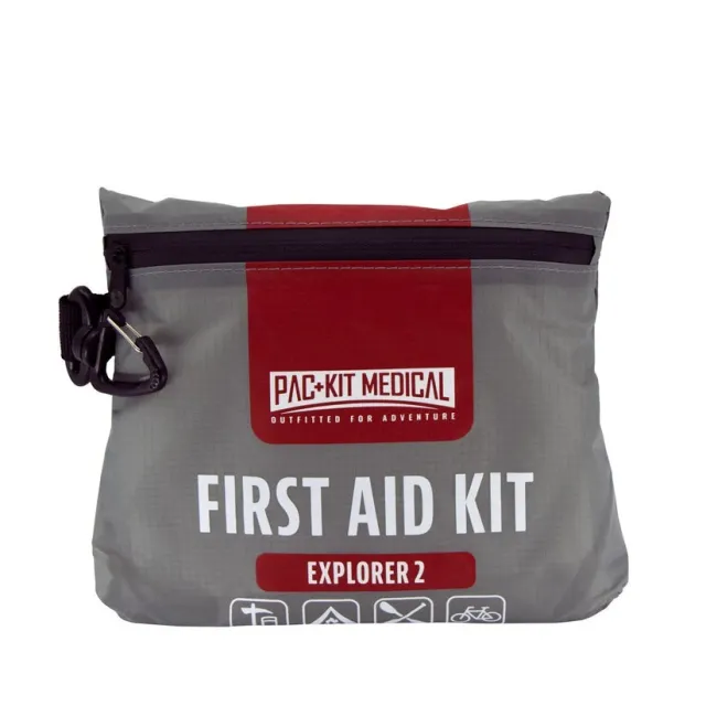 Pachmayr 96009 Watertight Explorer First Aid Kit, 76 Pieces, Gray - View 2