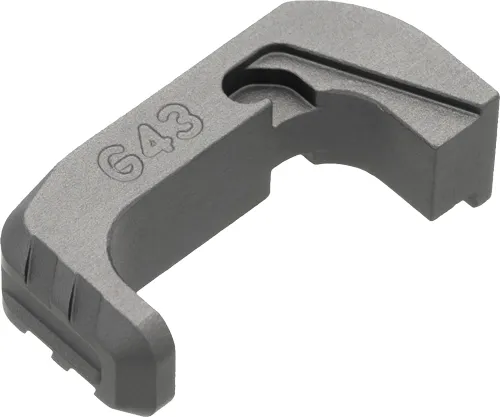 Tyrant TD43X48EG Grey Aluminum Extended Mag Release Glock 43x/48 - View 2