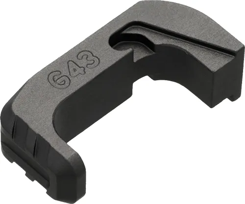Tyrant CNC TD43X48EBLK Mag Release Glock 43x/48 Black Aluminum - View 2