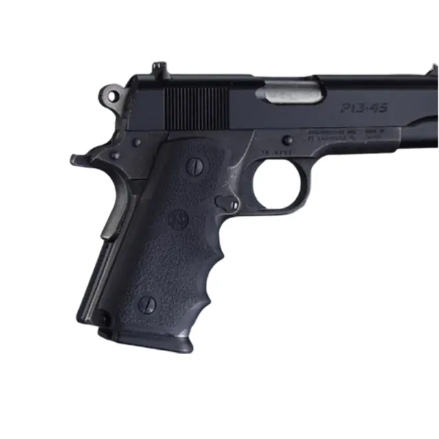 Hogue 11000 Para Ordnance P-13 Rubber Grip Finger Grooves - View 2