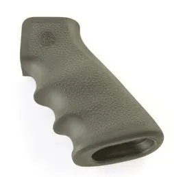 Hogue Grips Overmolded AR15/M16 Rubber Finger Grooves OD Green - View 2