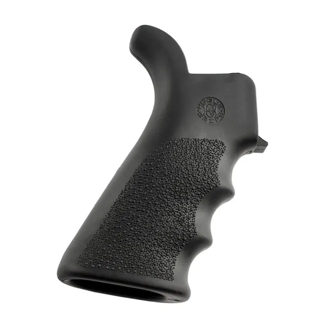 Hogue 15020 OverMolded Beavertail Black Rubber Grip with Finger Grooves - View 2