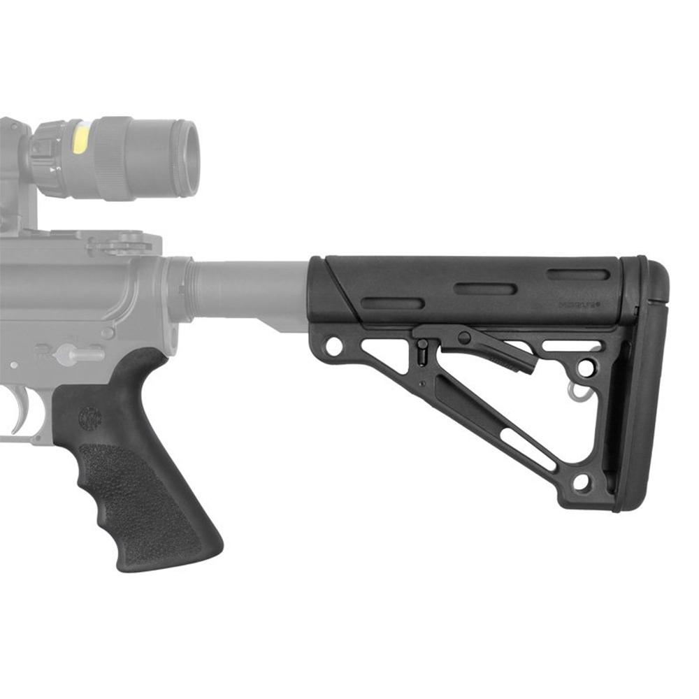 Hogue 15056 OverMolded Kit Beavertail Grip & Collapsible Stock, Black - View 2