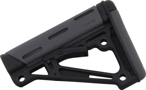 Hogue OverMolded Rifle Stock Mil-spec Collapsible AR-15 Gray 15540 - View 2