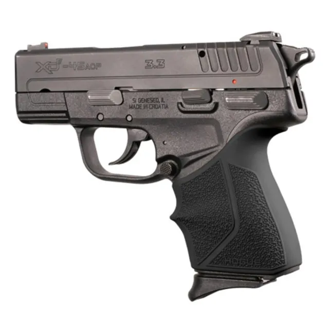 Hogue 17310 HandAll Beavertail Grip Sleeve Black for Springfield XD-E - View 2