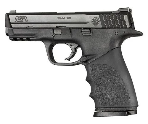 Hogue HandAll Hybrid Grip Sleeve Textured Black Fits S&W M&P 9/40/.357 - View 2