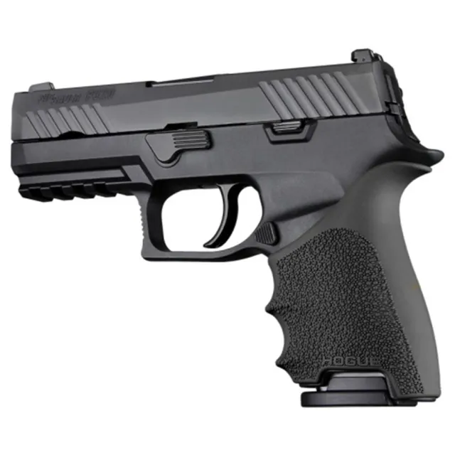 Hogue 17610 HandAll Beavertail Grip Sleeve Sig Sauer P320 Compact Black - View 2