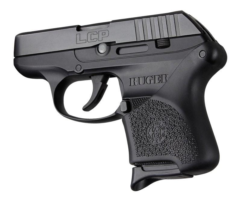 Hogue 18100 HandAll Hybrid Grip Sleeve Textured Black for Ruger LCP - View 2