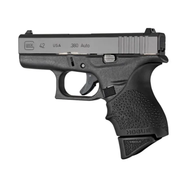 Hogue 18220 380 ACP 6Rd Overmolded Grip Black - View 2