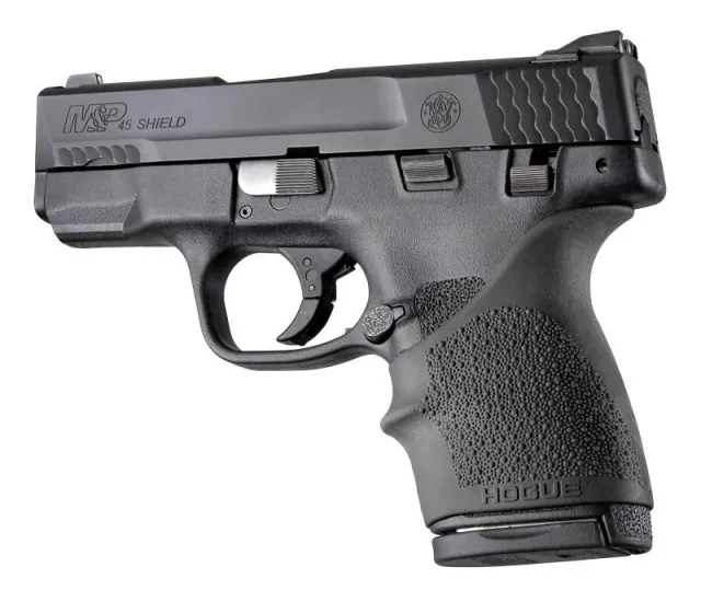 Hogue 18300 HandAll Beavertail Grip Sleeve Black S&W M&P Shield 45 CW40 - View 2