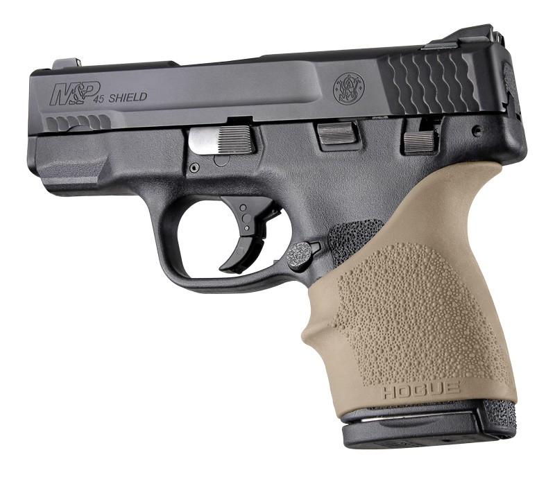 Hogue 18303 .45 HandAll Beavertail Grip Sleeve FDE Ambidextrous - View 2