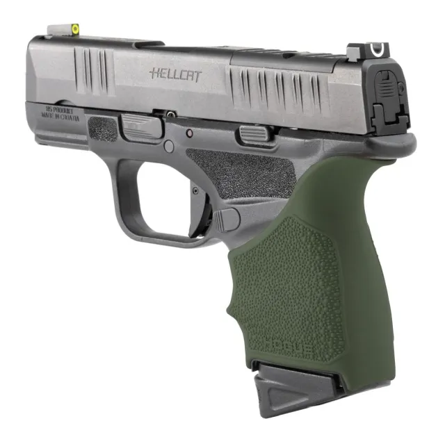 Hogue 18311 HandALL Beavertail Grip Sleeve Hellcat Fit Olive Drab - View 2