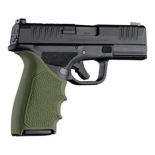 Hogue 18321 HandAll BeaverTail Grip Sleeve Hellcat Pro Fit OD Green - View 2