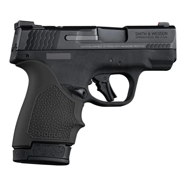 Hogue HandAll Beavertail Handgun Grip Sleeve for S&W M&P 9 Shield Plus Black - View 2