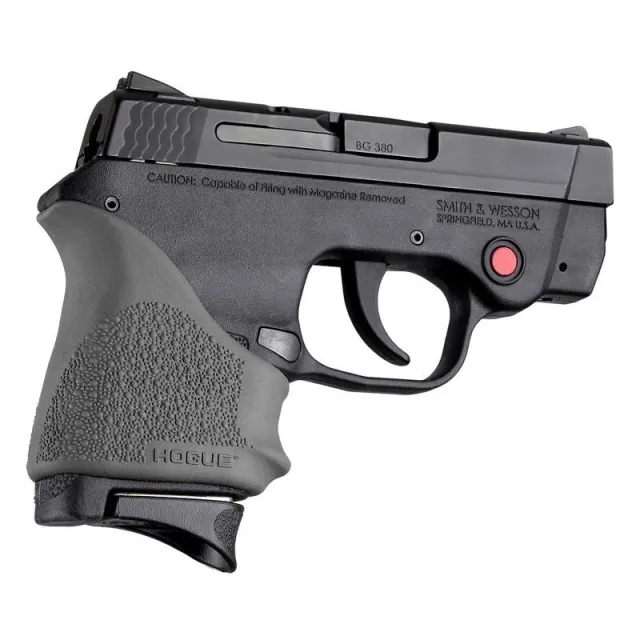 Hogue 18502 .380 HandAll Beavertail Grip Sleeve Slate Grey for Bodyguard - View 2