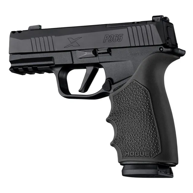 Hogue HandAll Beavertail Handgun Grip Sleeve for Sig Sauer P365 XMacro Black - View 2