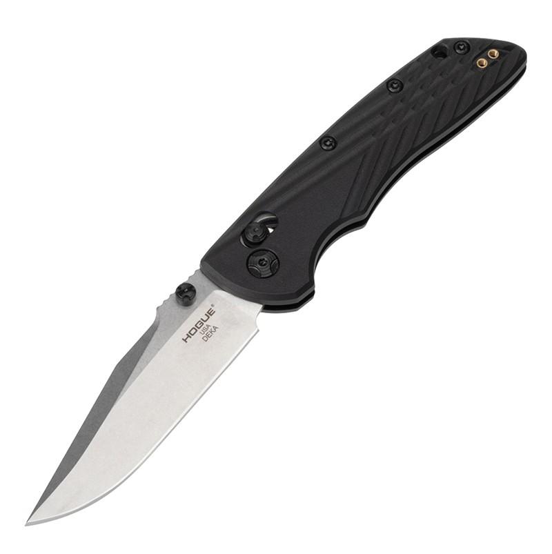 Hogue 24379 Deka 3.25" Black Polymer Clip Point Blade ABLE Lock Folder - View 2