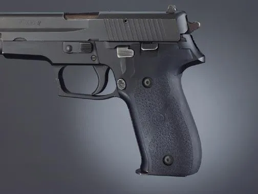 Hogue 26010 Black Rubber Grip Panels for Sig P226 - View 2