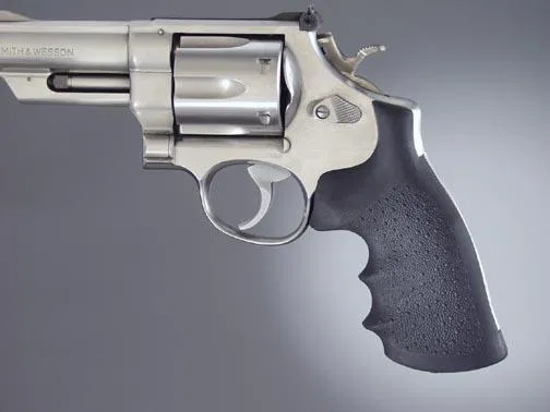 Hogue 29000 Monogrip Black Rubber Grip for S&W N Frame Square Butt - View 2
