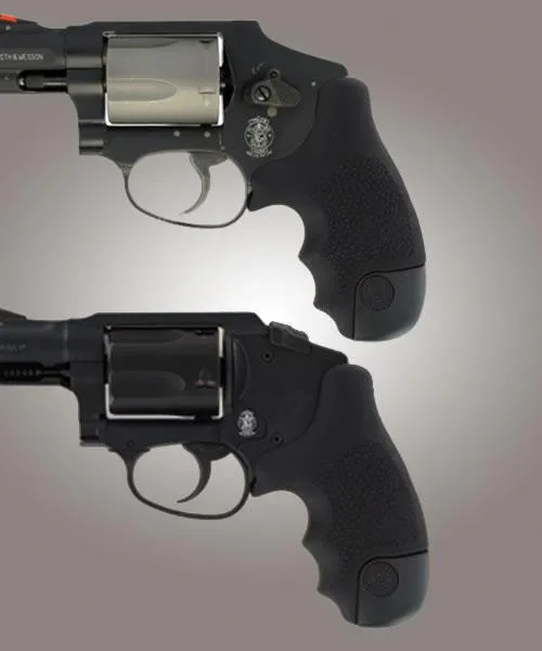 Hogue S&W J Frame Round Butt Centennial Bodyguard Rubber Grip (60020) - View 2