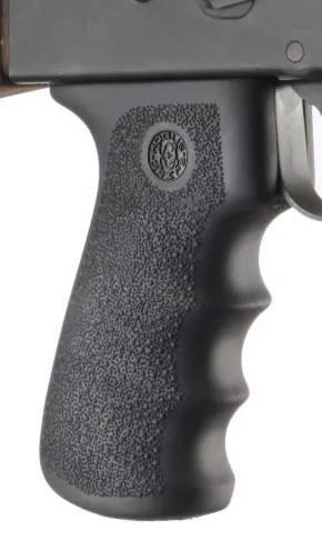 Hogue AK-47 Rubber Grip Finger Grooves Black - View 2