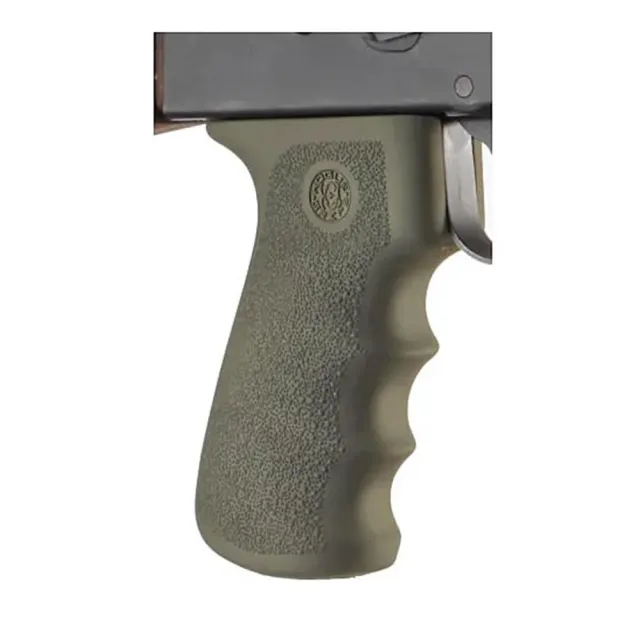 Hogue 74001 OverMolded Rifle Grip AK-47/74 Finger Grooves OD Green - View 2