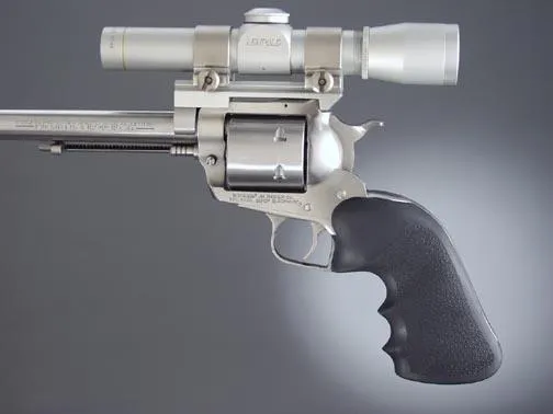 Hogue 84000 Rubber Grip Ruger Super Blackhawk Synthetic Rubber Cobblestone - View 2