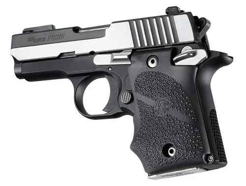 Hogue SIG Sauer P938 Ambi Safety Molded Rubber Grip With Finger 98080 - View 2