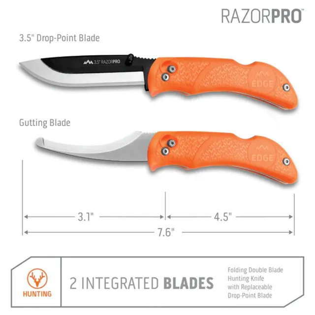 Outdoor Edge RO20C RazorPro Game Knife - View 2
