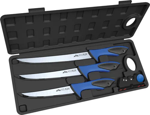 Outdoor Edge Reel Flex Pak Fillet Set German Stainless Steel Hard Case - View 2
