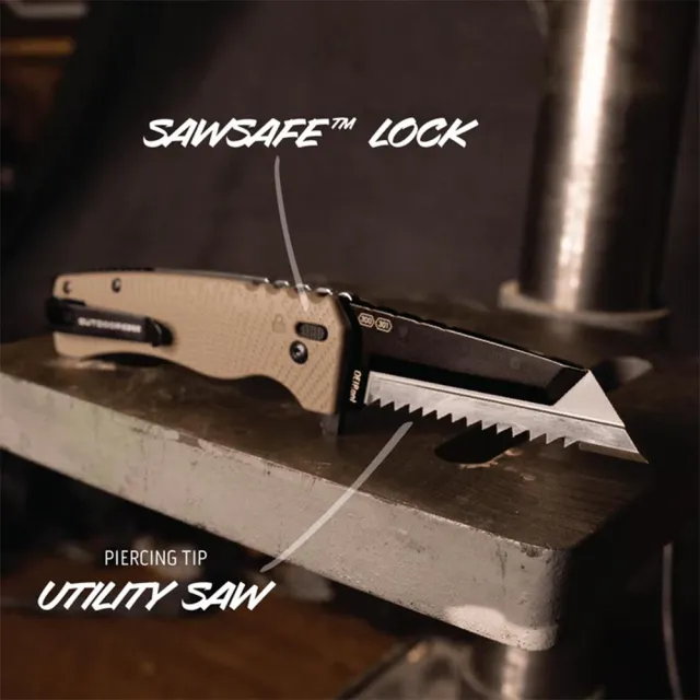 Outdoor Edge XD130A-C Razor XD1 3.0" Heavy Duty Tan Knife - View 2