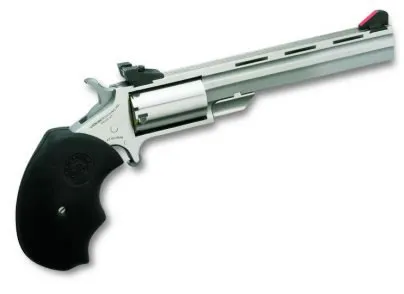 NAA Mini-Master 22 LR/22 Magnum 4 In 5rd Stainless Steel - View 2
