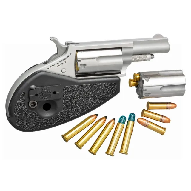 NAA 22MCHG Mini-Revolver 22 LR/22 WMR 5 Shot 1.63"... - View 2