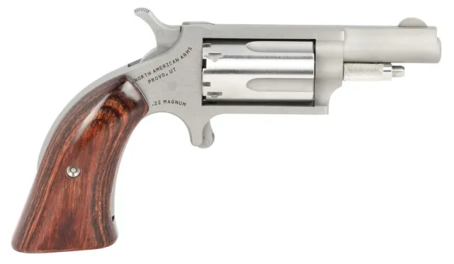 NAA 22MGBG Mini-Revolver 22 WMR 1.63" Barrel 5-Shot SS - View 2